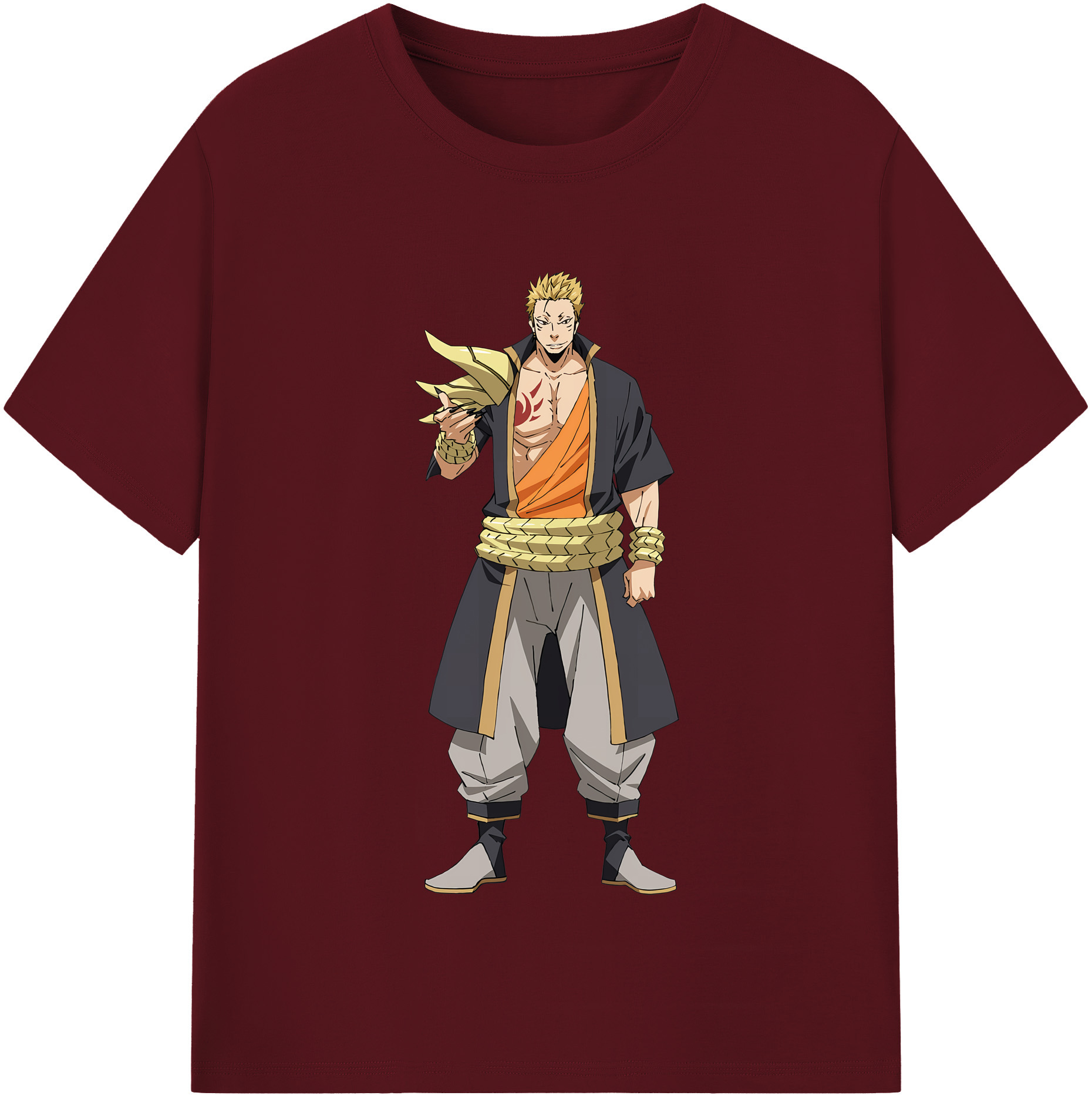 （画像用） 転スラ Regarding Reincarnated to Slime 綿100％半袖Tシャツ（フロントプリント）